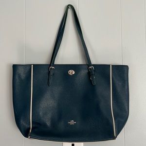 Blue Coach Handbag